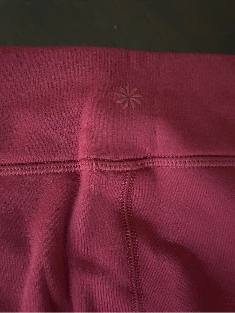 NWT Athleta Girl Maroon Polartec Performance Leggings